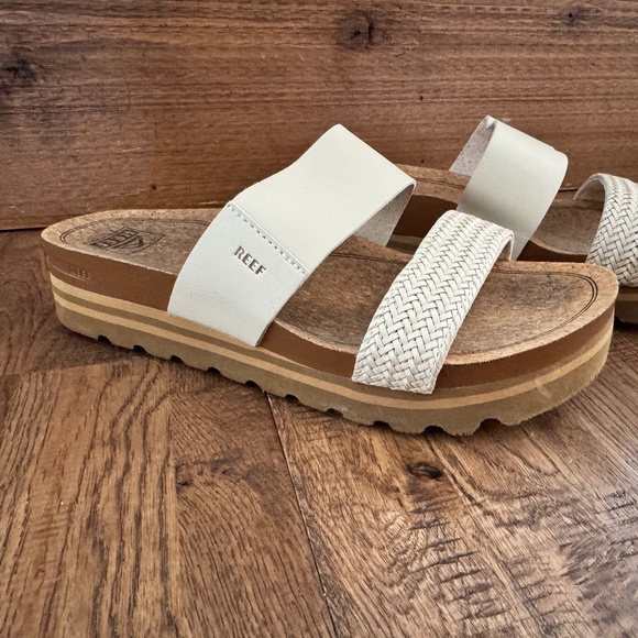 Reef Shoes - Reef Cushion Vista Platform Slip On Sandals Slide Women's Size 9 Vintage S
